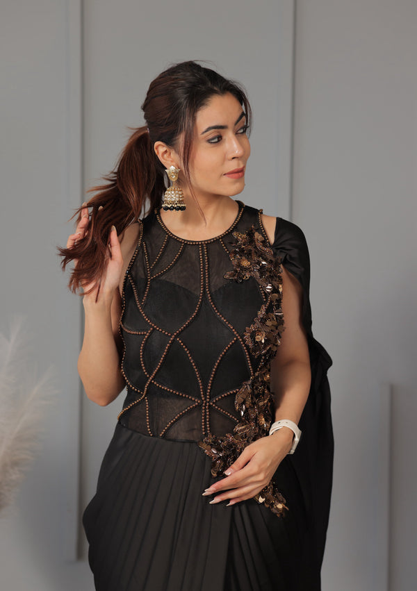 Black gown