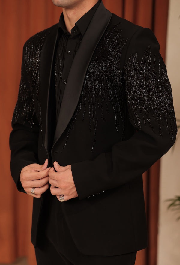 Hand Embroidered Tuxedo