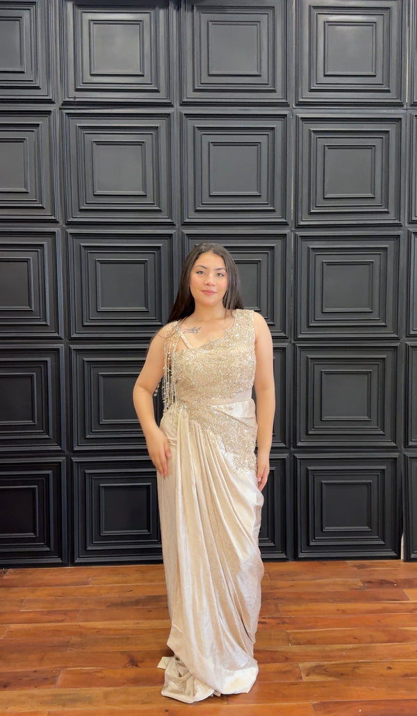 Champagne Elegant Drape