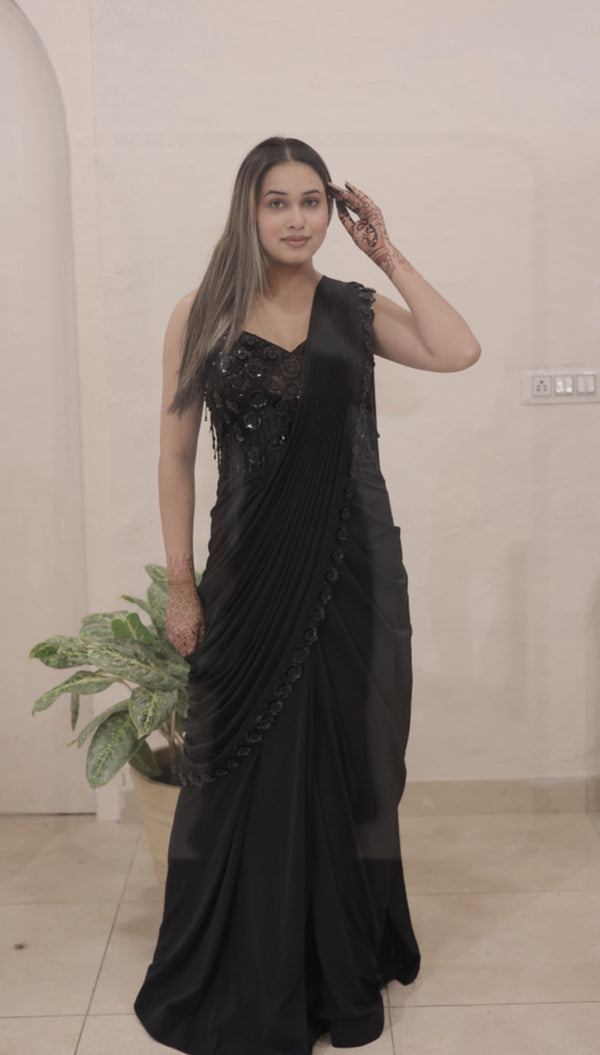 Draped Gown
