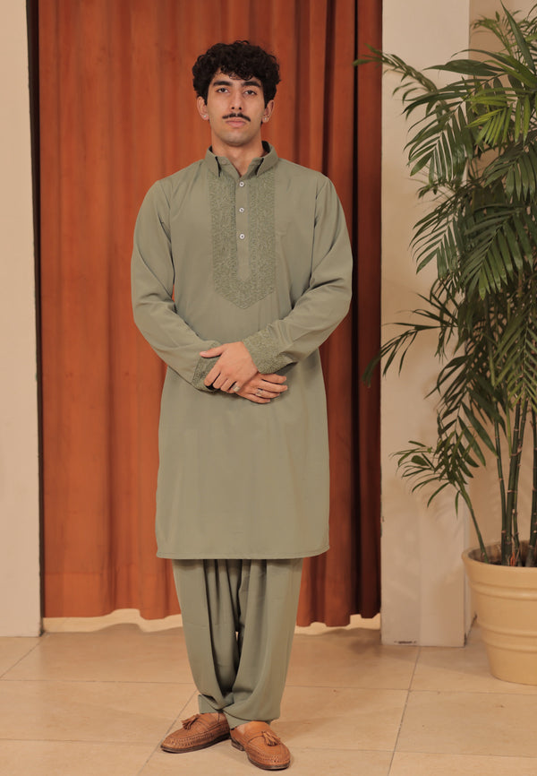 Hand Embroidered Kurta