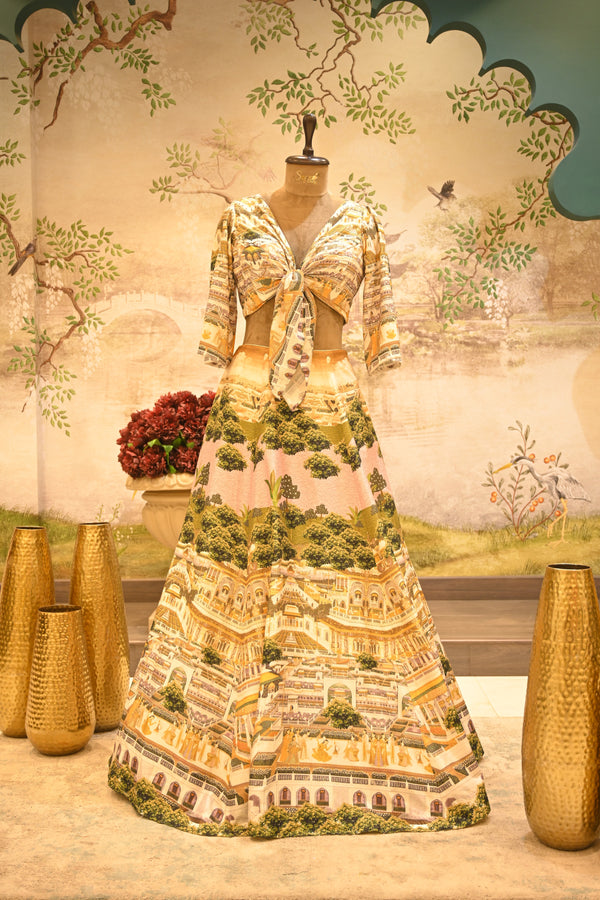 Printed Lehnga