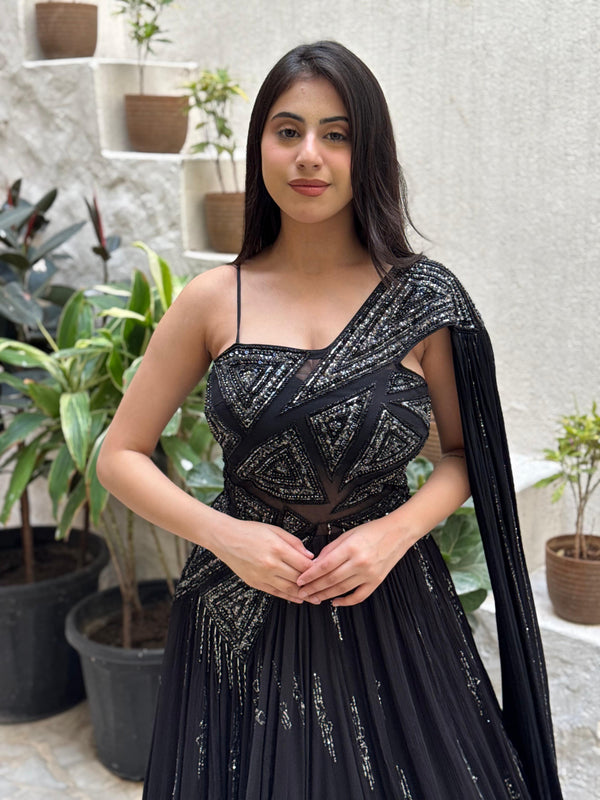 Black gown