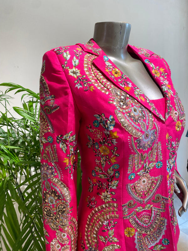 Printed blazer with sharara