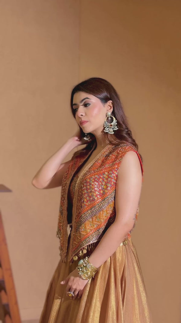 Lehnga With Cape