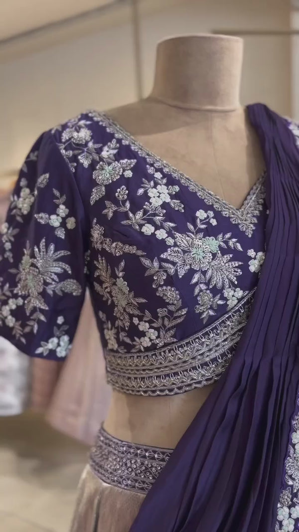 Lehnga Drape Set